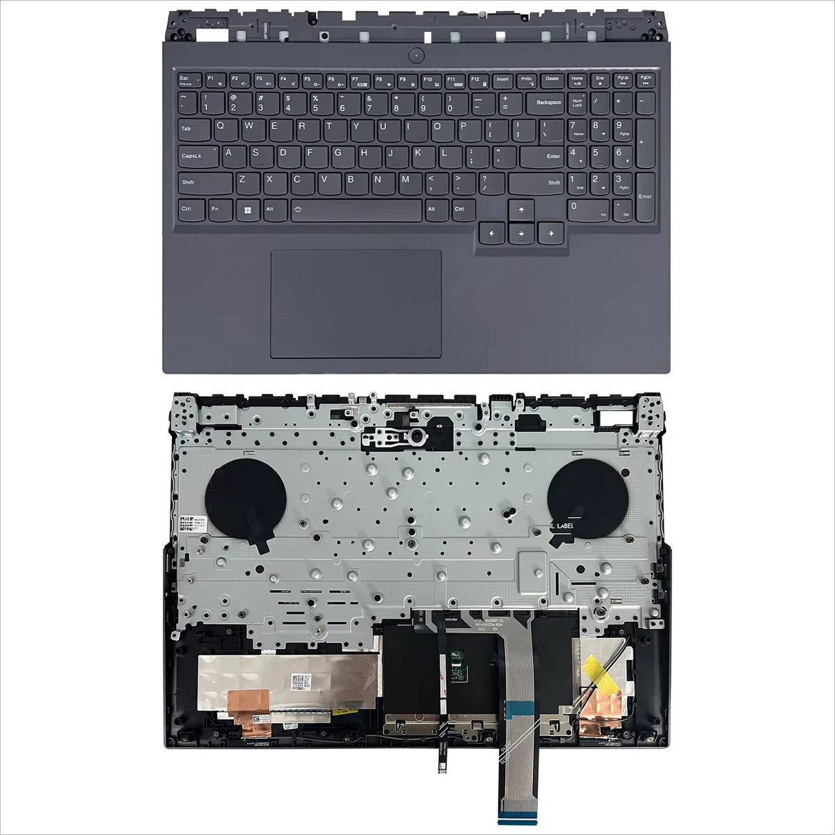 Upper case keyboard for Lenovo Y9000P R9000P ARH7 IAH7 2022 5 pro16 IAH7H topcase palmrest keyboard cover touchpad assembly Lenovo laptop repair parts