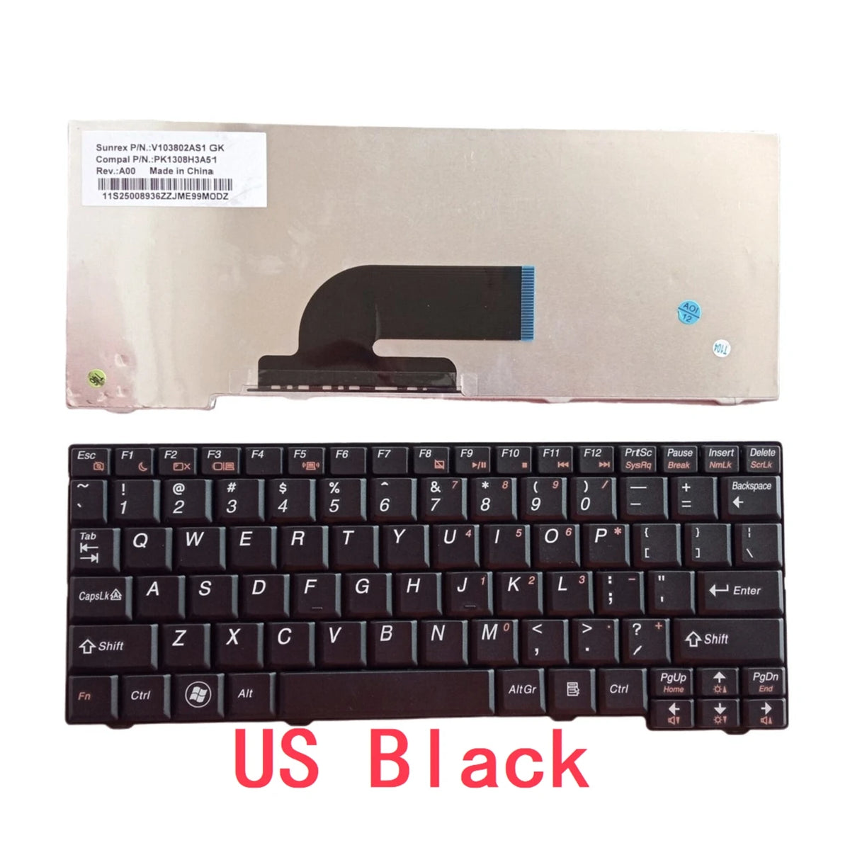 New US UI Spanish Latin Brazil Laptop Keyboard For Lenovo IdeaPad S11 S10-2 S10-2C S10-3C Notebook PC Replacement Lenovo laptop repair parts