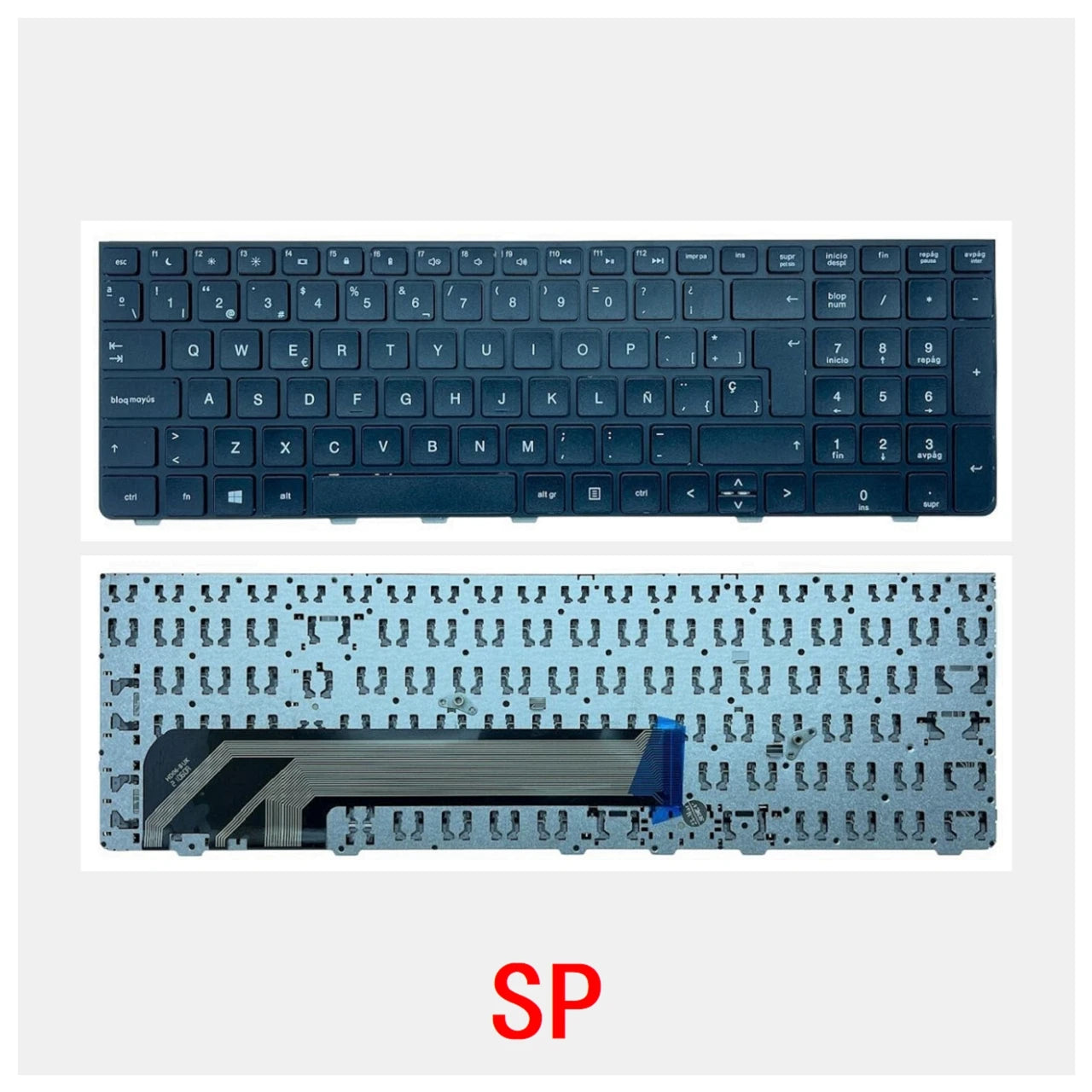 New US Russian Spanish Arab Portuguese Laptop Keyboard For HP PROBOOK 4530 4530S 4730 4730S 4535S 4735S 638179-251 HP laptop repair parts