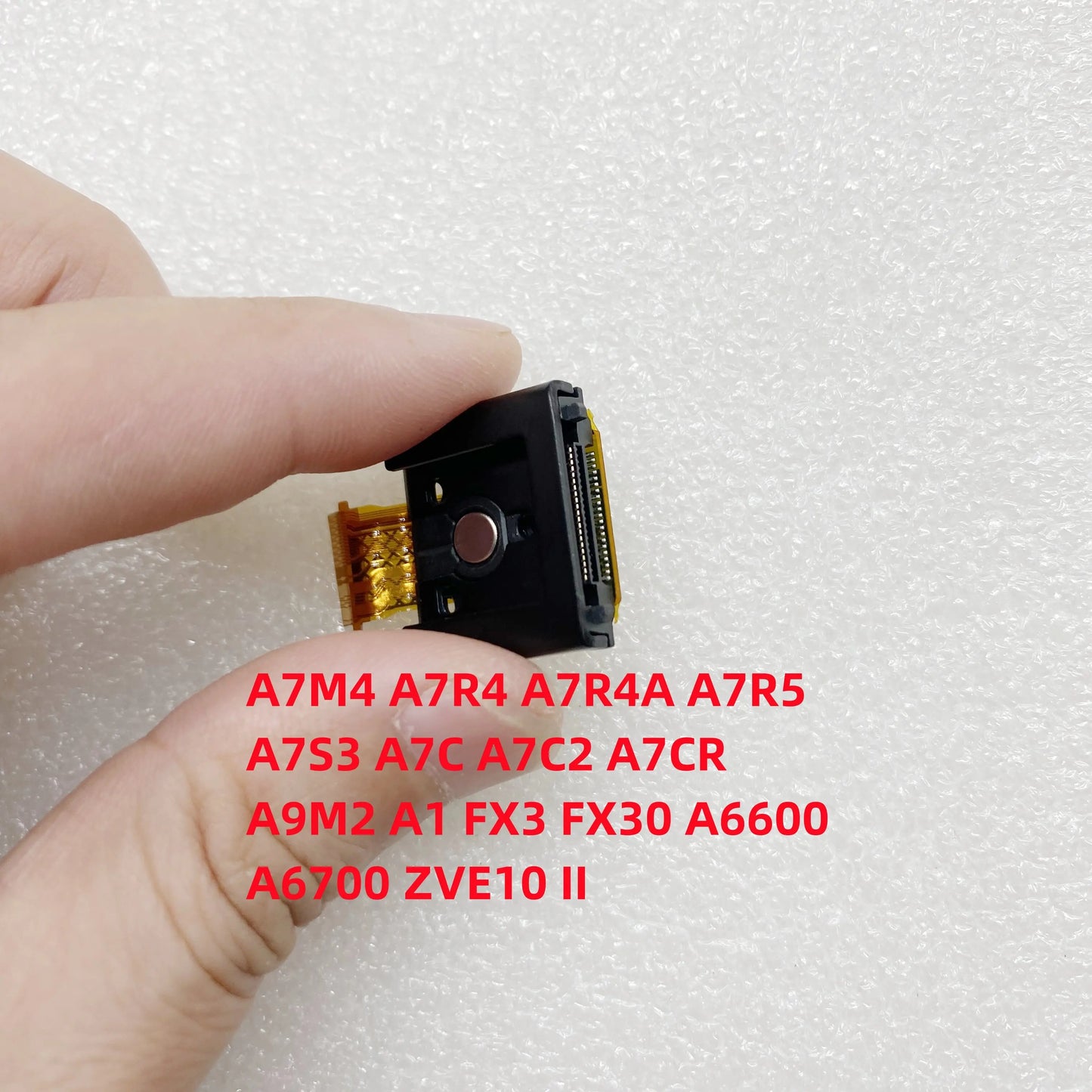 New A7R4 Hotshoe Unit for Sony A7M4 A7R4 A7S3 A7C A7C2 A1 A9M2 FX3 FX30 A6600 A6700 ZVE10 II Camera Hot Shoe Replacement Part Digital Camera repair parts