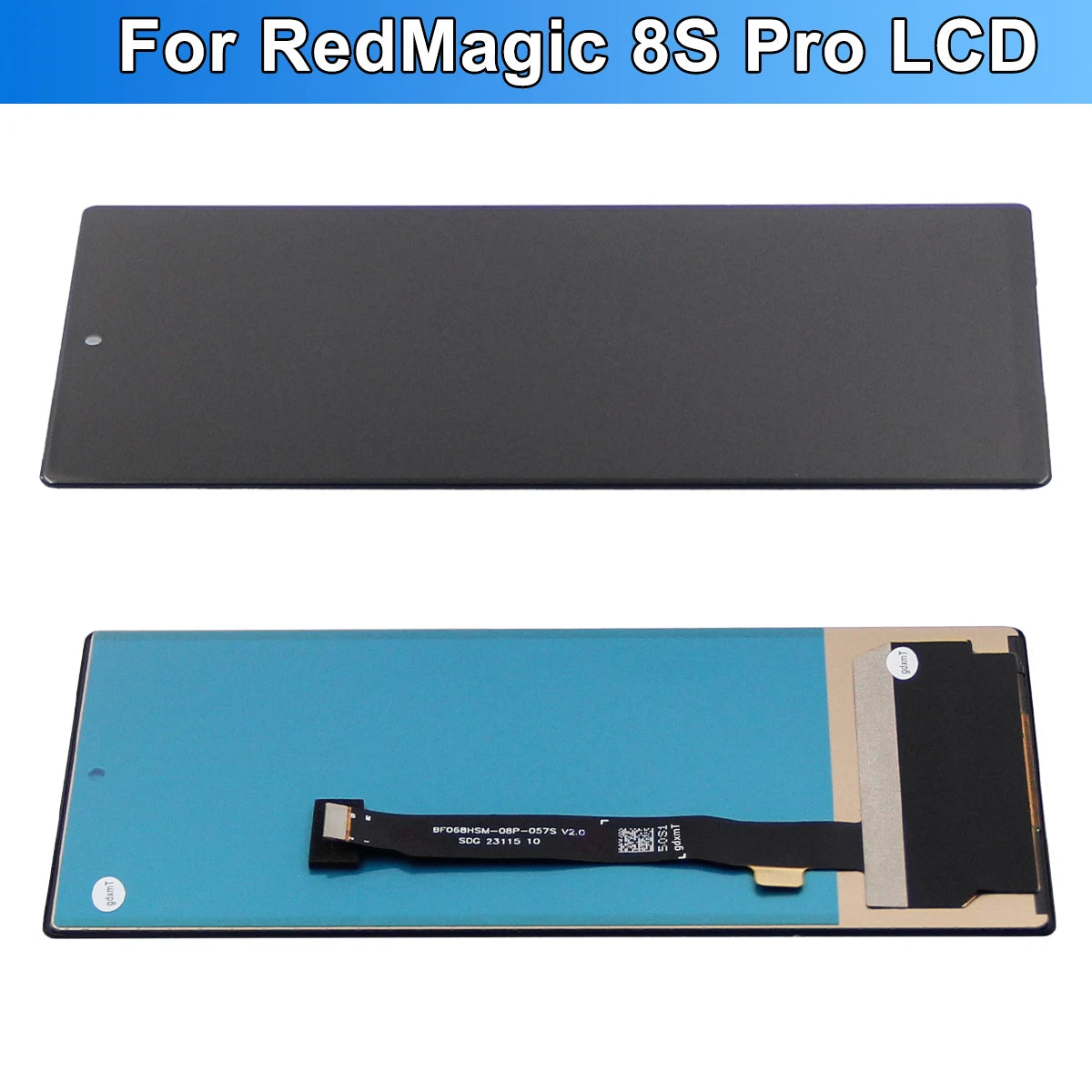 Display For ZTE nubia Red Magic 8S Pro LCD Display Touch Screen Digitizer Assembly For Red Magic 8 Pro Screen Replacement ZTE phone repair parts
