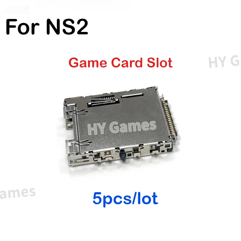 5pcs Original New for Switch 2 Console Game Card Slot Socket Replacement for NS2 Slot Memory Console Game SD Card Slot Repair  Game console repair parts
