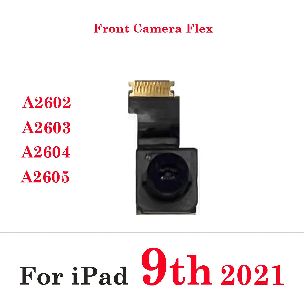 Main Small Face Front Big Rear Back Camera Flex Cable For iPad 5 6 7 8 9 A1822 A1823 A1893 A1954 A2197 A2270 A2428 A2602 A2603 iPad tablet repair parts
