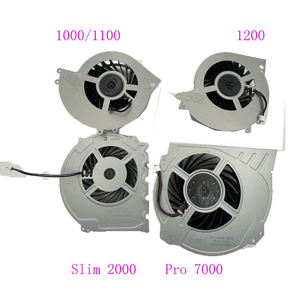 For PlayStation 4 Slim Pro 1000 1100 1200 2000  7000 For PS4 10XX 12XX CUH-2015A Internal Cooling Fan Game console repair parts