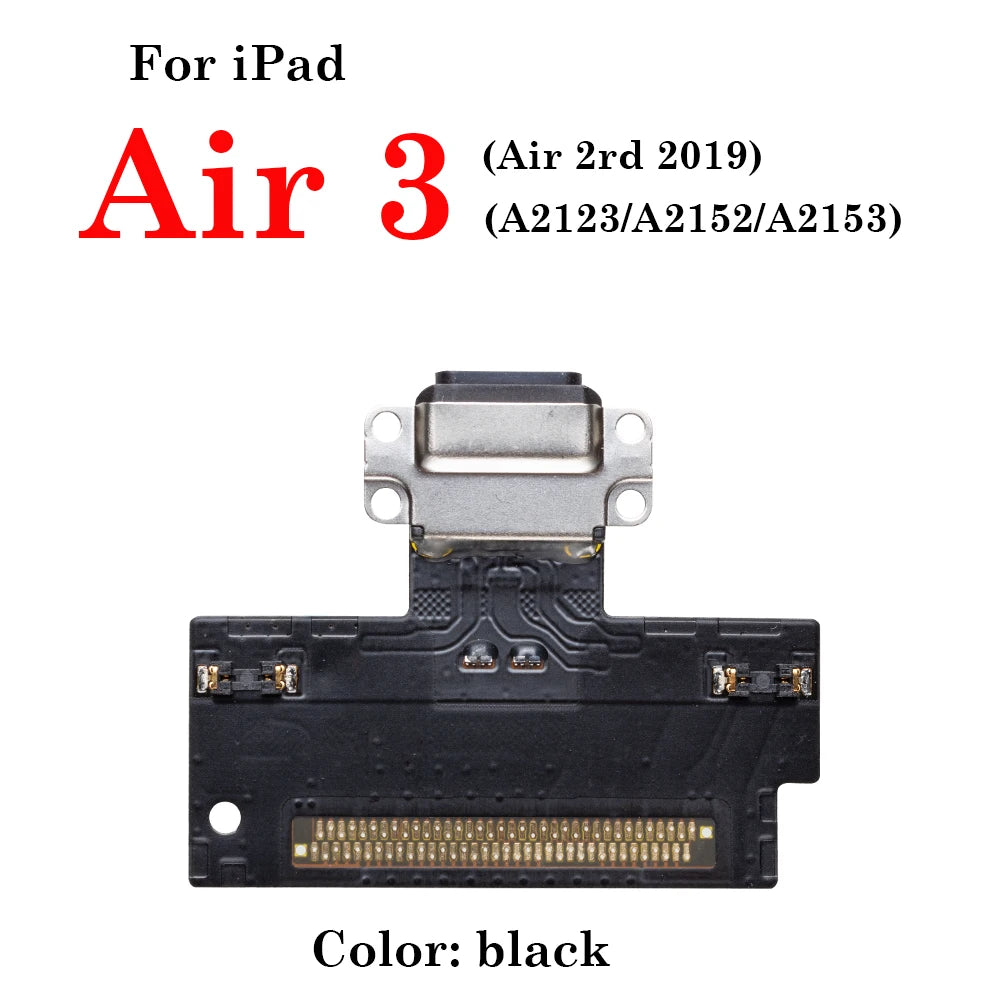 For iPad Air 1 2 3 4 5 6 7 8 9 Charger USB Charing Port Dock Plug Jack Socket Connector Data Flex Cable 2017 2018 2019 2020 2021 iPad tablet repair parts