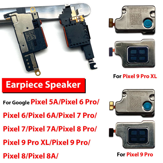 Earpiece top Speaker Sound Receiver headphone ecouteur earphone Flex Replacement For Google Pixel 5A 6 6A 7 7A 8 8A 9 Pro XL Google Pixel Phone repair parts