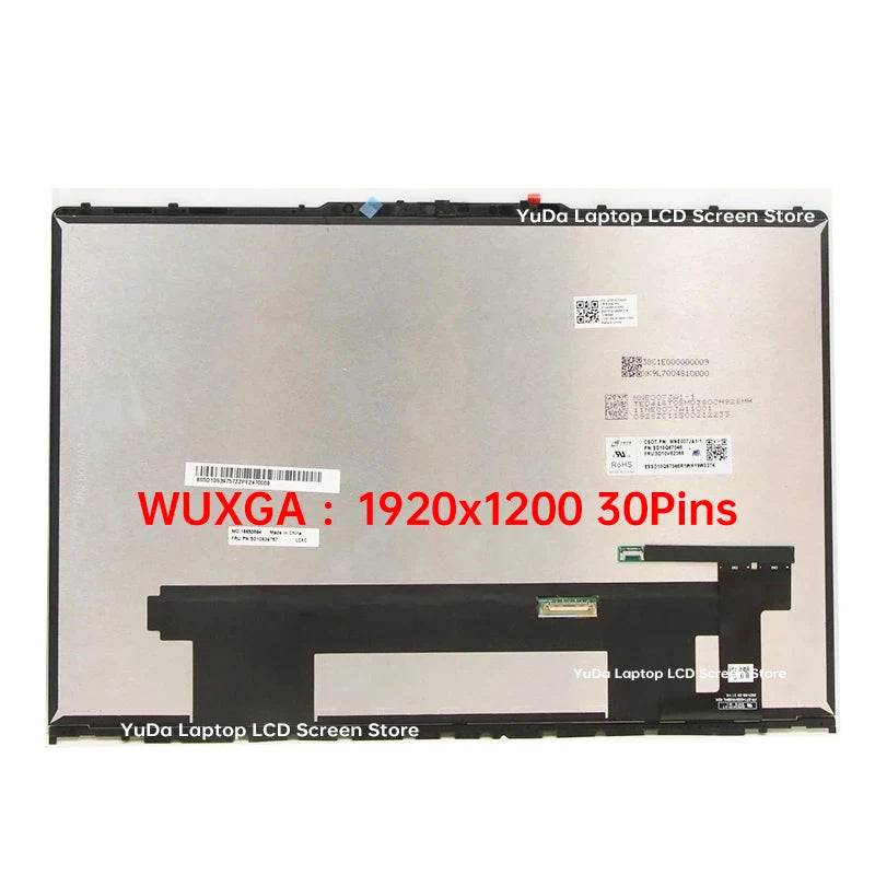 14" Touch Screen For Lenovo IdeaPad Yoga 9 14IAP7 Lenovo Yoga 9 14IRP8 LCD Display Digitizer + With Frame Assembly Replacement Lenovo laptop repair parts