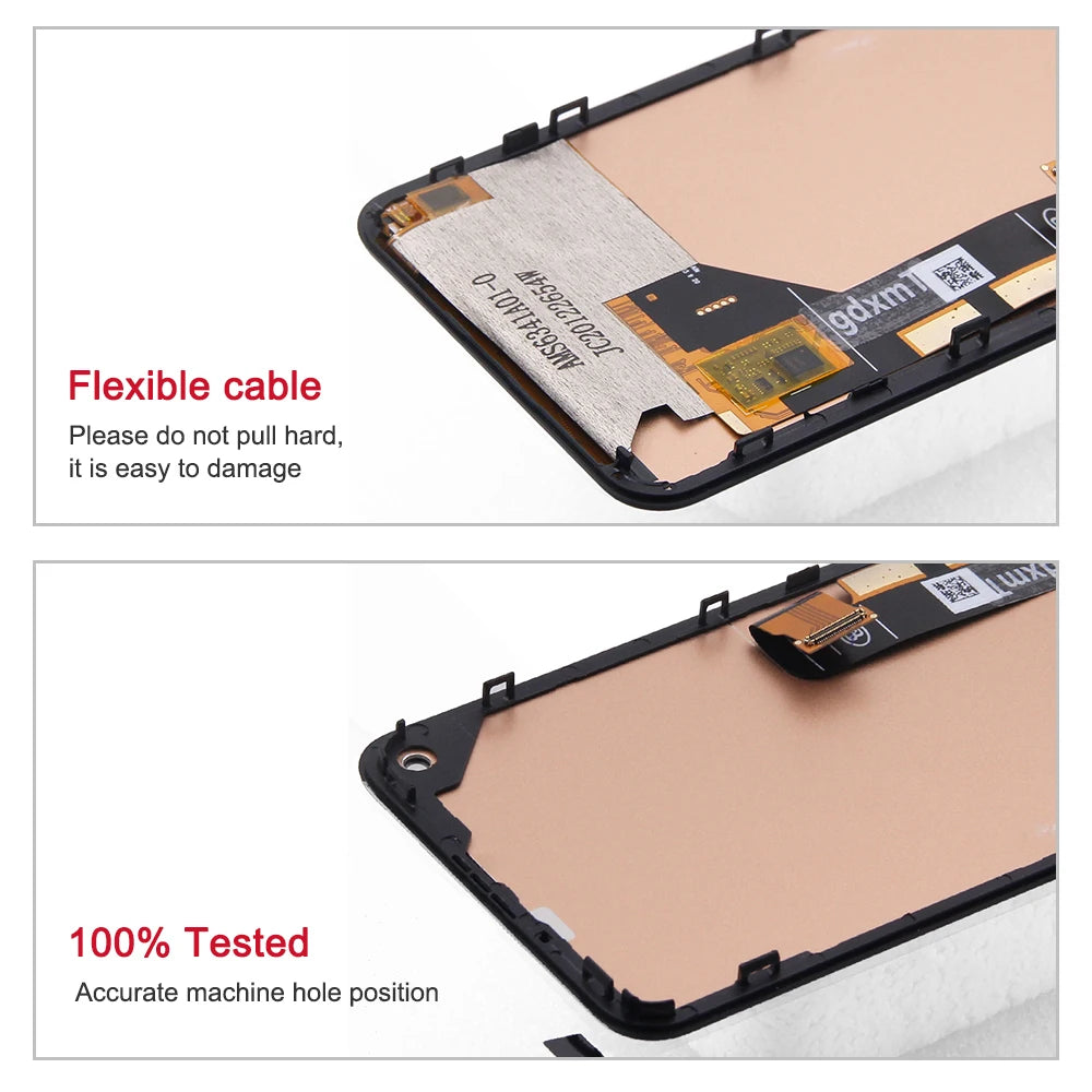 6.34'' For Google Pixel 5A 5G G1F8F G4S1M Display Touch Screen Digitizer Assembly LCD Replacement Parts LCD 100% Tested Google phone repair parts