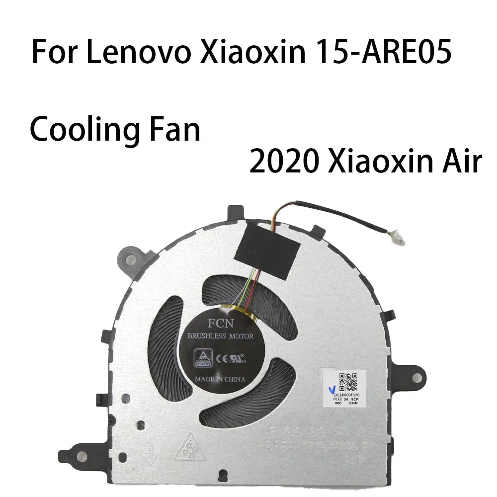 Original Cooling Fan For Lenovo ideapad 5-15IIL05 15ITL05 15ARE05 15ALC05 2020 Xiao xin Air FRU 5F10S13906 Lenovo laptop repair parts
