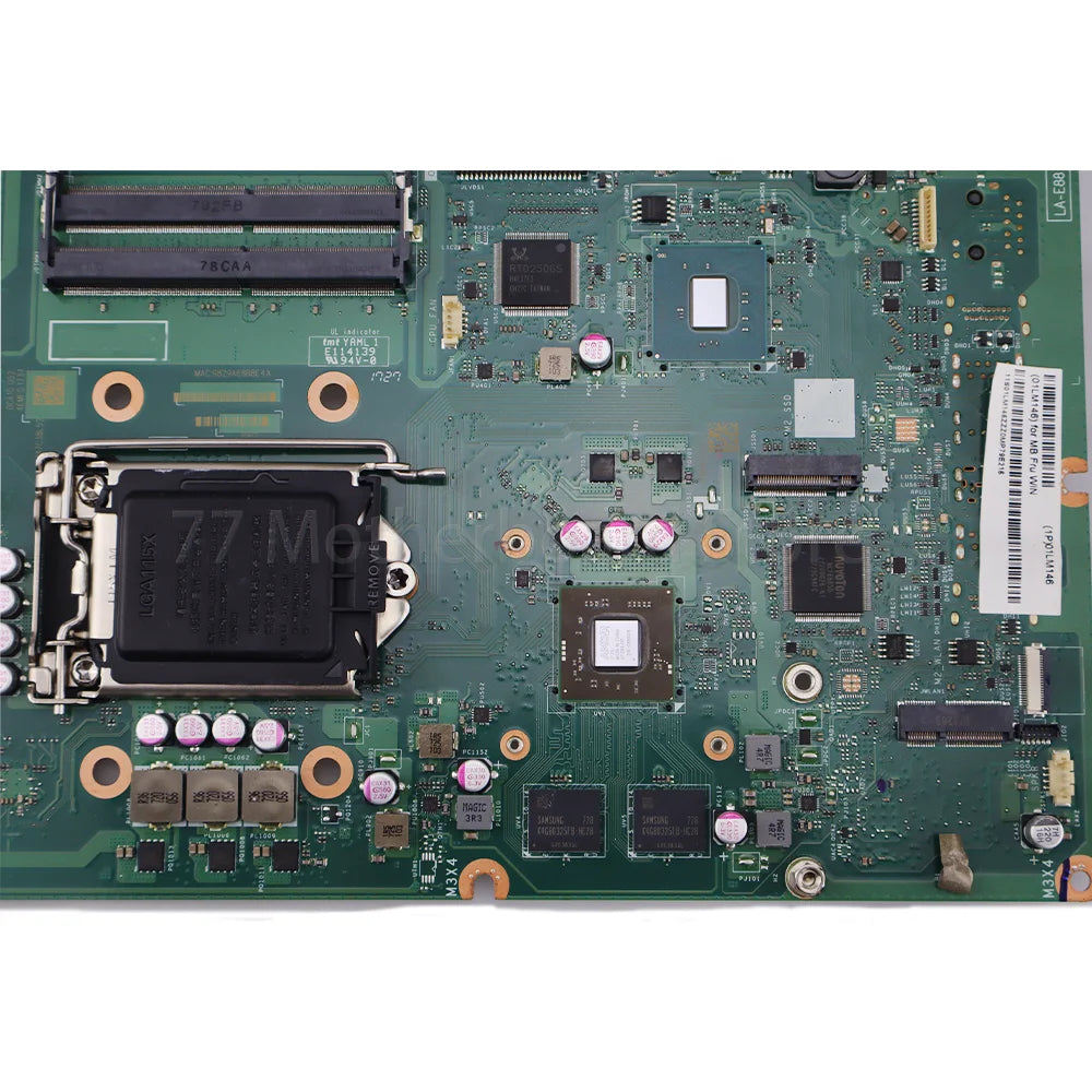 Laptop Motherboard For Lenovo Ideacentre AIO 520-24IKL LA-E881P With CPU R17M 2G 01LM146 01LM145 Lenovo laptop repair parts