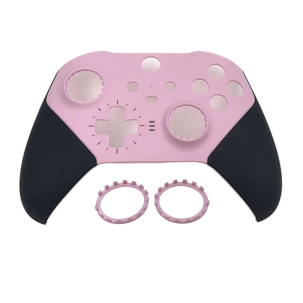 1Set Replacement Housing Shell For Xbox One Elite Series 2 Controller Front Cover Shell Case Faceplate Thumbstick Rings Game console repair parts