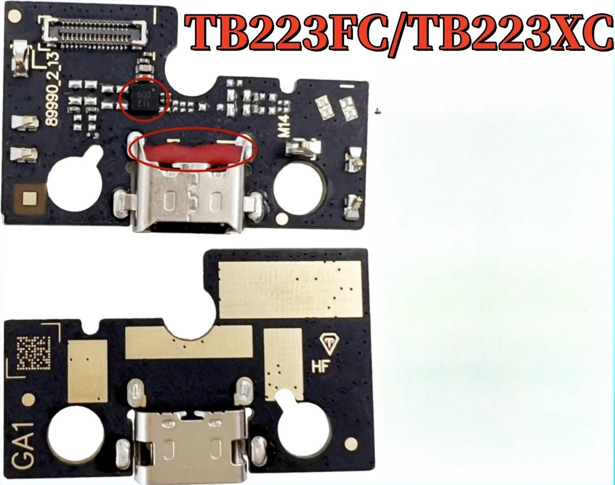 USB Charging Port Connector Plug Jack Charge Dock Board Flex Cable For  Tab K10Pro TB226FU/TB223XC 10.6" lcd power Volume cable Lenovo tablet repair parts