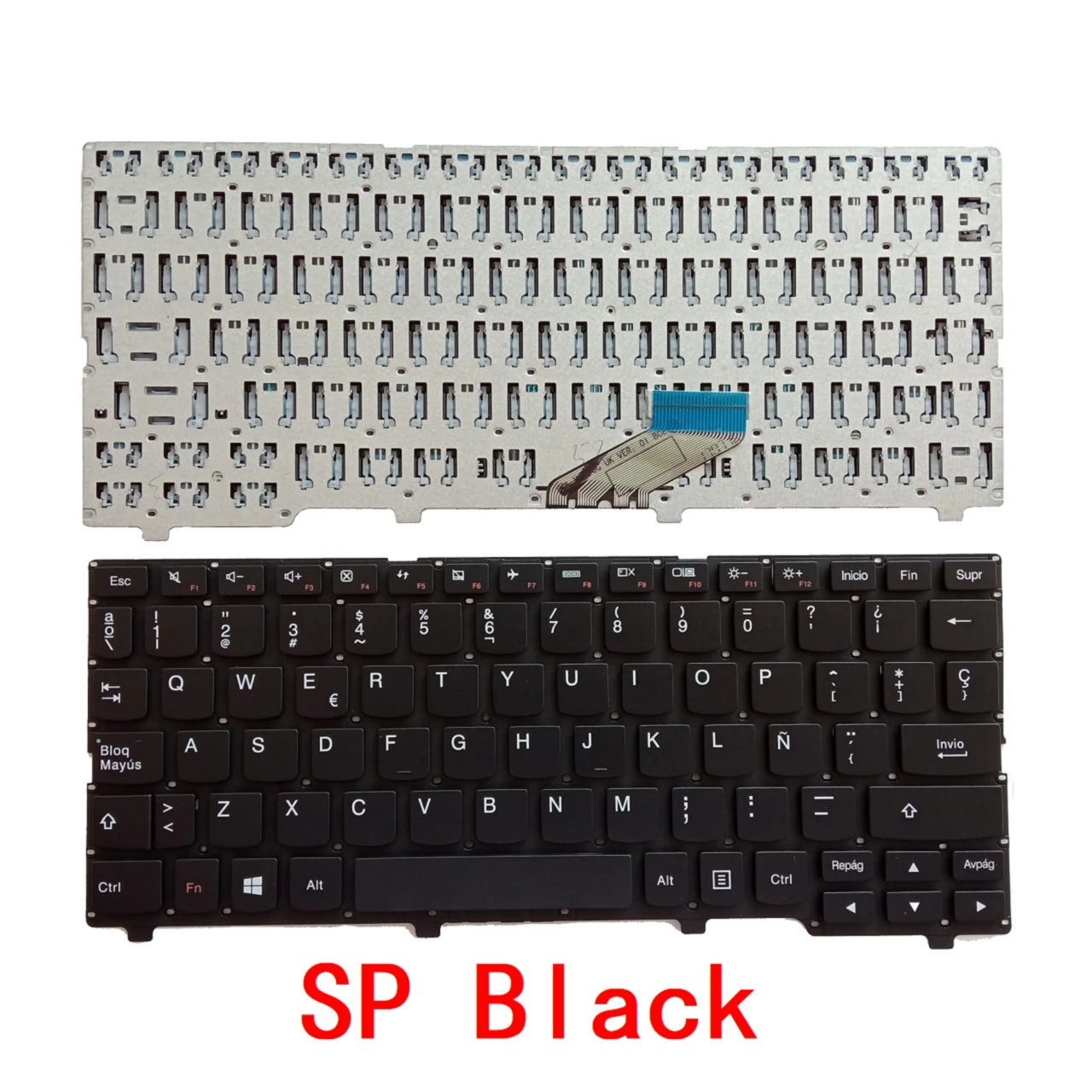 New US Russian Spanish Latin Laptop Keyboard For Lenovo ideapad 110S 110S-11 110S-11IBR 110S-11AST 110S-11IBY Lenovo laptop repair parts
