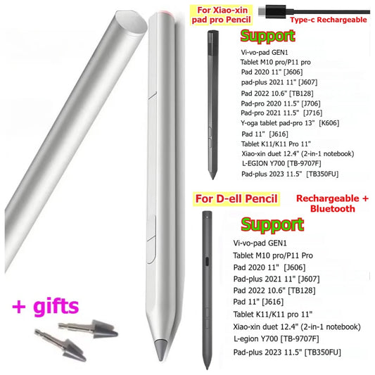Tablet Pencil Stylus Touch Screen Pen for Xiao-xin pad pro Tab M10 p11 pro J607/606 TB128 J706/716/616 K606 K11 Y700 TB350FU pen
