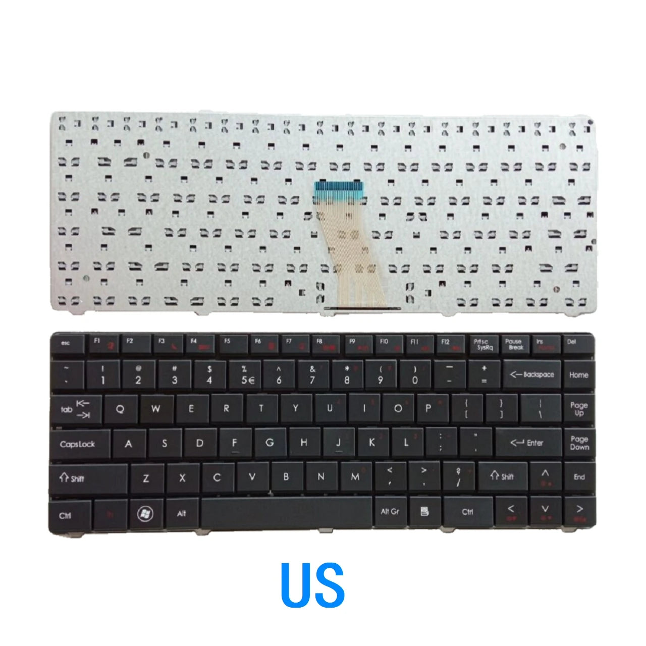 New US Spanish Language  Keyboard For Acer Aspire 4332 4732 4732Z, eMachines D525 D725 for GATEWAY NV40 NV42 NV44 NV48 NV4800 Acer laptop repair parts