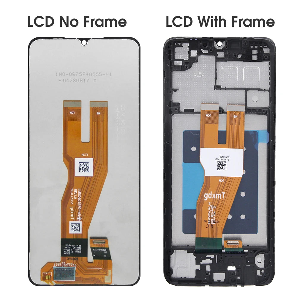 6.7" For Samsung A05 Display SM-A055F Touch Screen Digitizer Assembly For Samsung A05 LCD Display Replacement 100% Tested Samsung phone repair parts