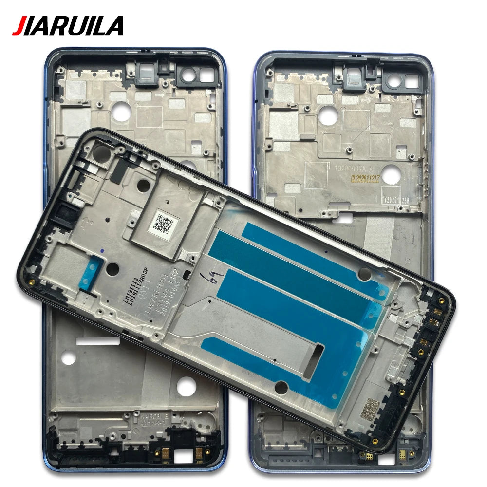 New For Motorola Moto One Action Visoin Fusion Plus Hyper Macro Front Housing LCD Display Bezel Middle Frame Motorola phone repair parts