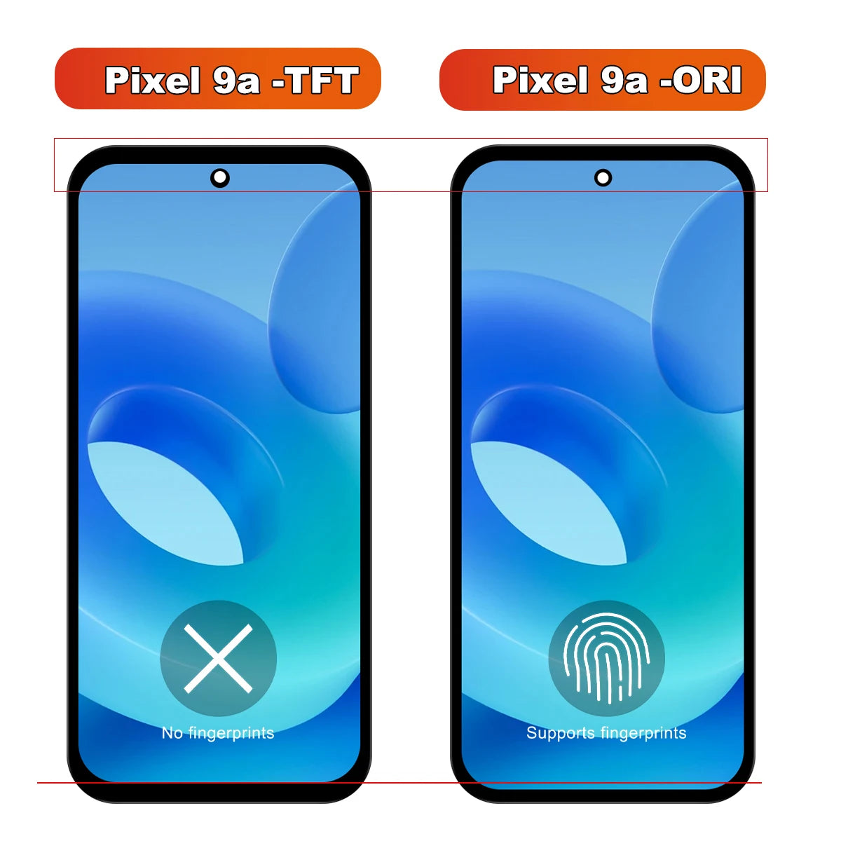 For Google Pixel 9A GXQ96 GTF7P G3Y12 LCD For Google Pixel 9a Display Touch Screen Digitizer Assembly Replacement Parts Google phone repair parts