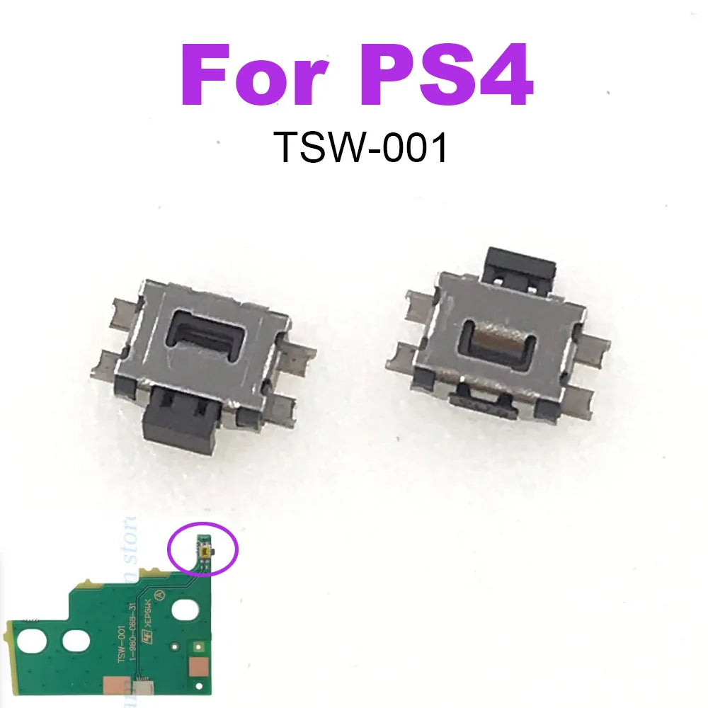 5-50pcs TSW-001 DVD Drive Doard On/Off Button Power Switch Button For PS4 Super Slim 1200 Console Button CUH-1215 SAC-001 Repair Game console repair parts