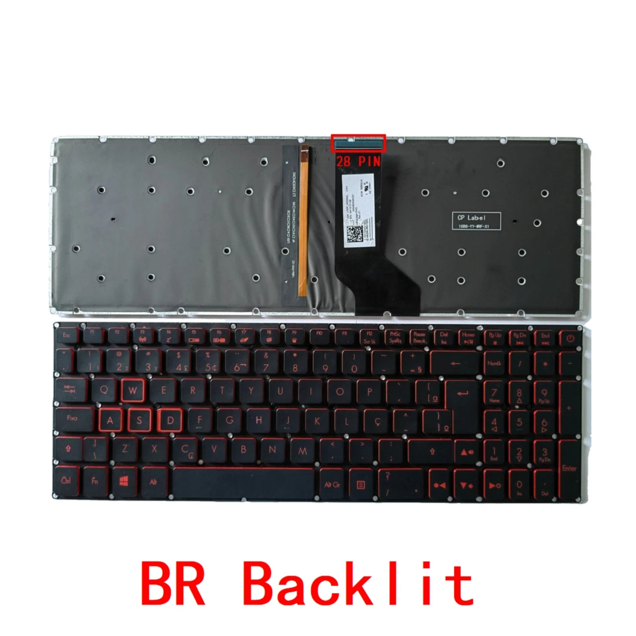 New US Russian Spanish Brazil Backlit Keyboard For Acer Nitro 5 AN515 AN515-51 AN515-52 AN515-53 AN515-41 AN515-42 AN515-31 Acer laptop repair parts