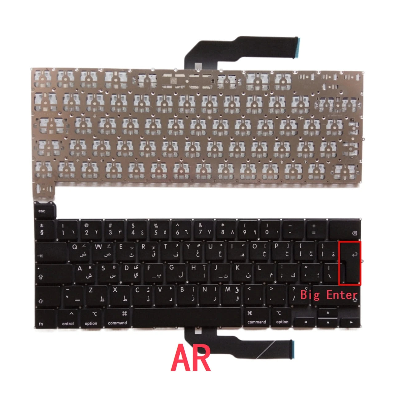 New US Russian Spanish UK Arab Laptop Keyboard For Apple MacBook Pro Retina 13" A2251 2020 Year Notebook PC Replacement MACBOOK laptop repair parts