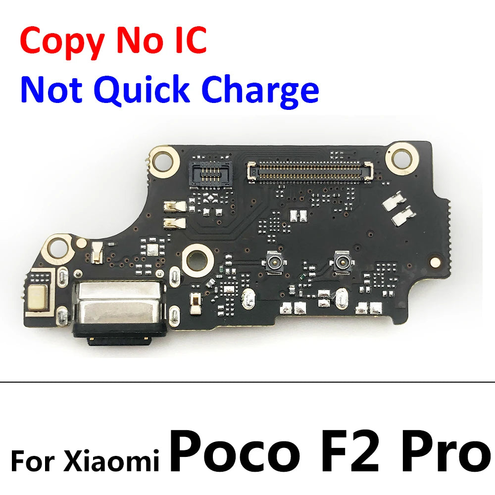 USB Port Charger Dock Connector Charging Board FLex Cable For Xiaomi Poco F1 F2 Pro F3 X3 X4 M3 M4 Pro 4G 5G Mic Microphone  Xiaomi  Xiao mi phone repair parts