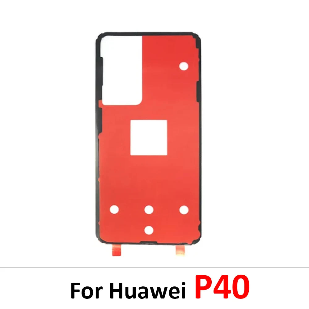 10Pcs, Back Battery Housing Cover Sticker Tape For Huawei P20 P30 P40 P50 Pro Lite  Adhesive Glue Parts Huawei phone repair parts