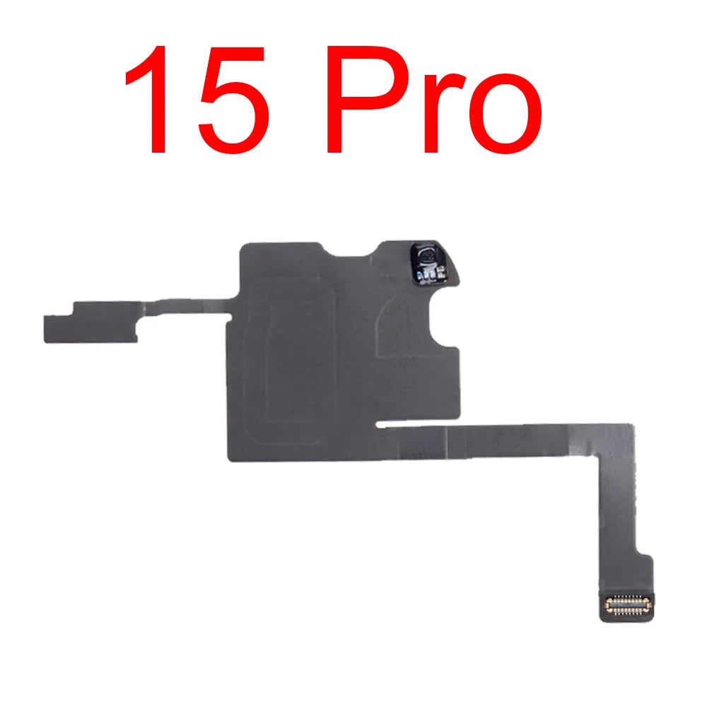 New Front Ear Earpiece Speaker Proximity Light Sensor Flex Ribbon Cable For IPhone 13 14 15 16 Pro Max Plus Mini iPhone phone repair parts