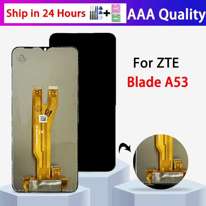 6.52"AAA Quality For ZTE Blade A53/A53 Plus LCD P630 Display Touch Screen Digitizer Assembly Replacement Repair Parts TCL phone repair parts