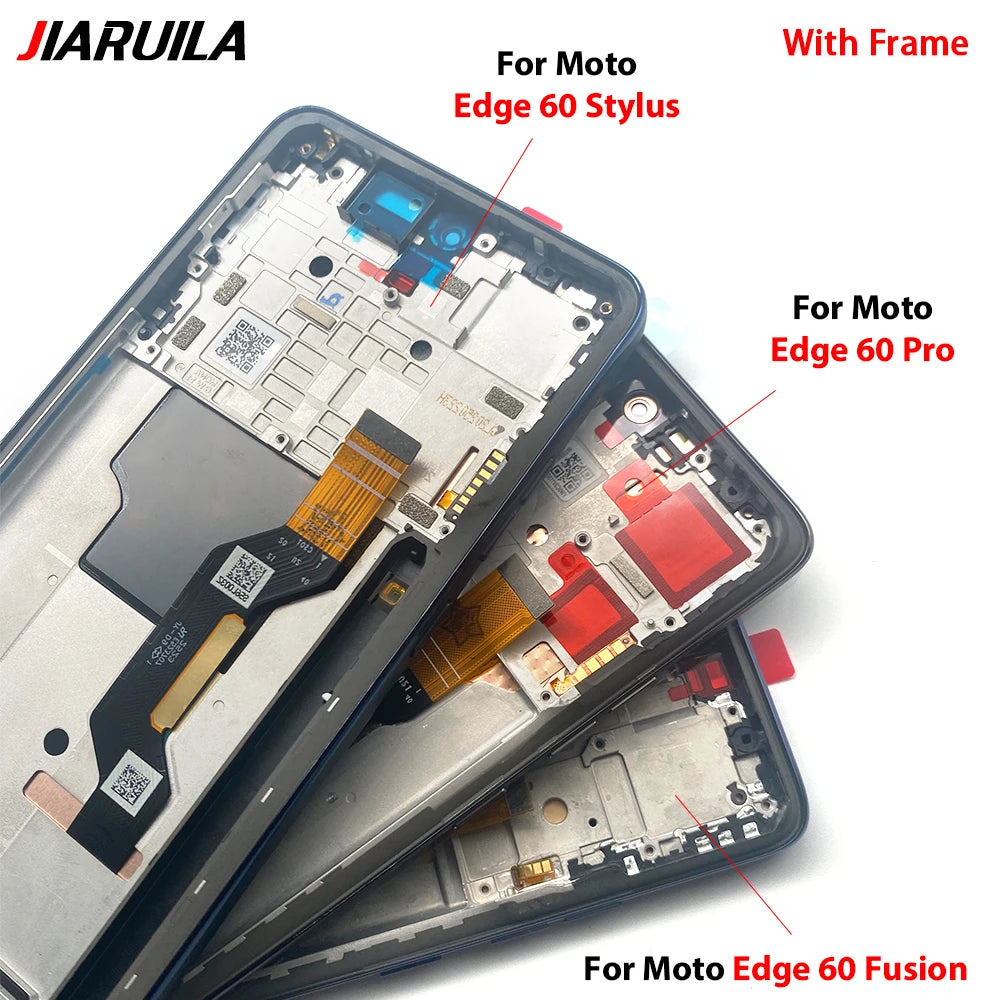 LCD Display Touch Screen Digitizer Assembly For Motorola Moto Edge 60 Pro Fusion Stylus E13 E22 E32 E20 E40 LCD Motorola phone repair parts