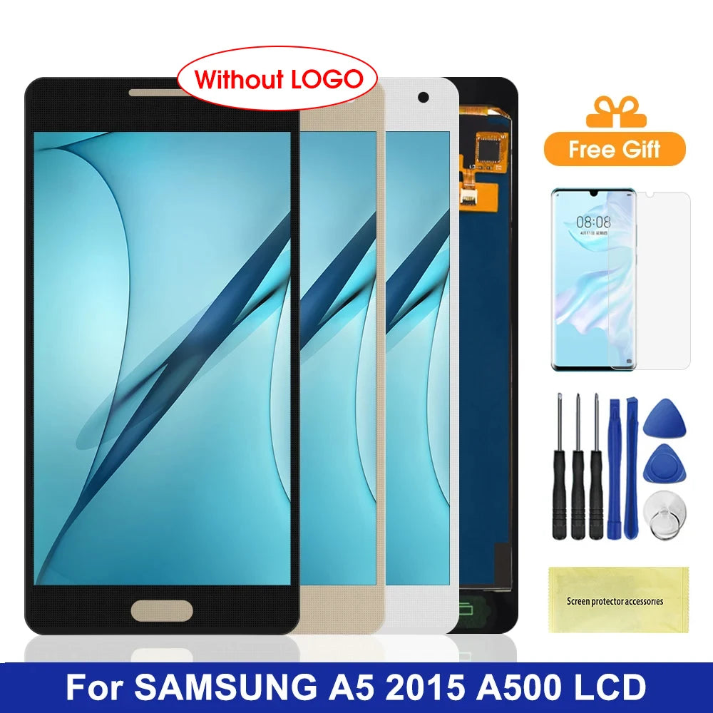 A500 Lcd For Samsung Galaxy A5 2015 LCD Display Touch Screen Digitizer Assembly For Samsung A500 A500F A500FU A500M A500H Samsung phone repair parts