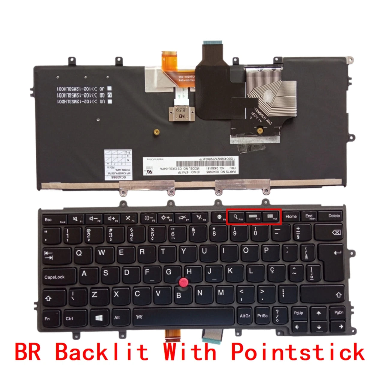 US Russian Spanish Arab Brazil Portuguese Backlit Keyboard For Lenovo Thinkpad X230S X240 X240S X250 X240I X230S X250 X260S X260 Lenovo laptop repair parts