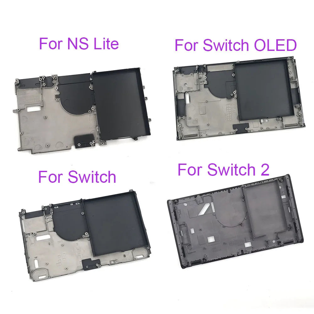 Game Console Front Frame Middle Metal Cover For Nintendo NS Switch 2 / OLED / LITE / Switch Battery Holder Heat Dissipation Shel Game console repair parts