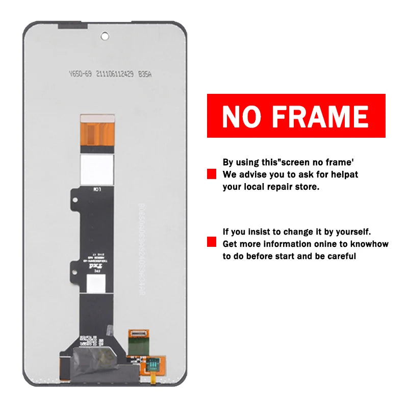 6.5'' High Quality For Moto E32 LCD Screen Display with Touch Digitizer Assembly for Motorola E32s LCD E32s Display Frame Motorola phone repair parts