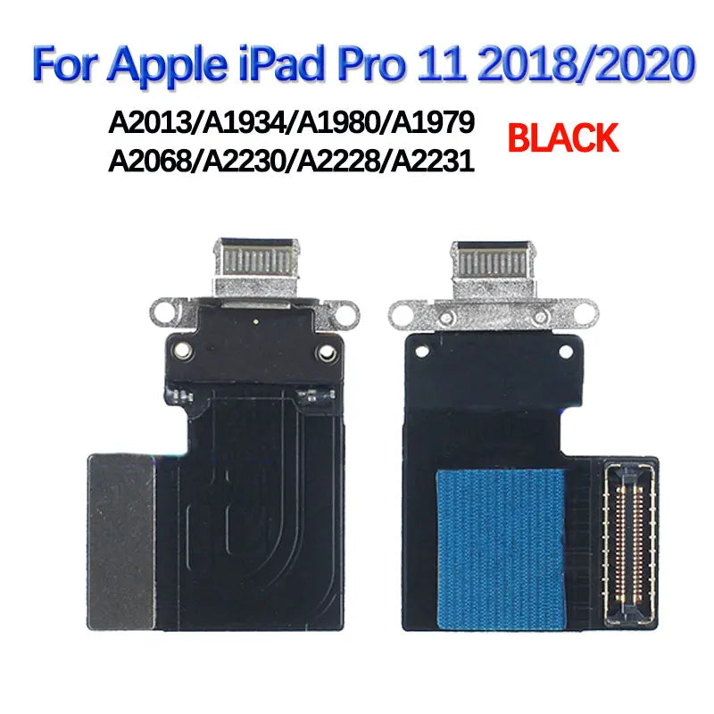 USB Power Charging Port For Apple iPad Pro 9.7/Pro10.5/Pro11 Pro12.9 1st 2nd Charging Dock Plug LCD Display Flex Cable Connect  iPad repair parts