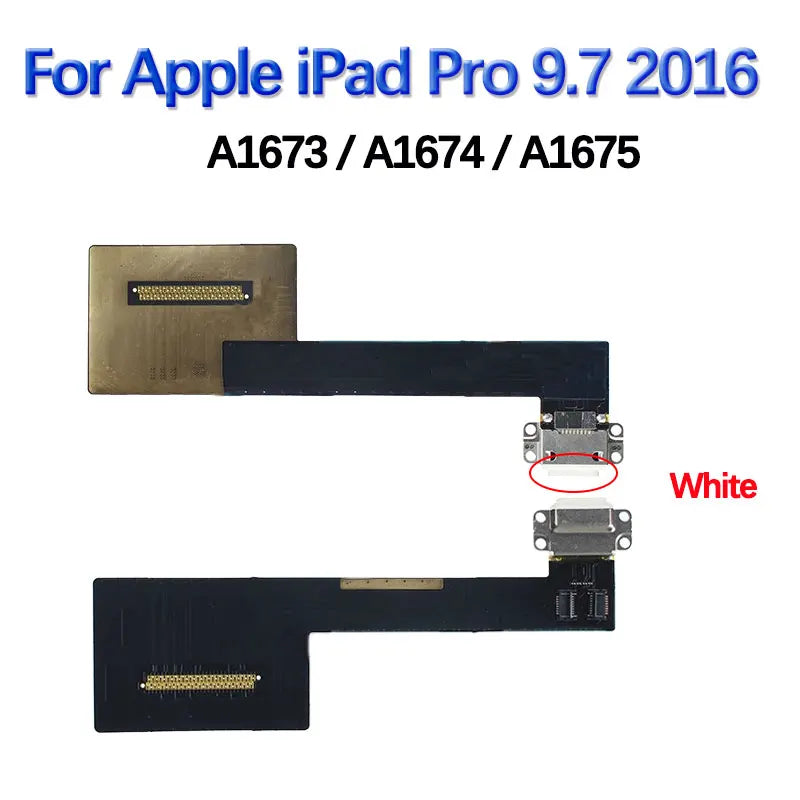 USB Power Charging Port For Apple iPad Pro 9.7/Pro10.5/Pro11 Pro12.9 1st 2nd Charging Dock Plug LCD Display Flex Cable Connect  iPad repair parts