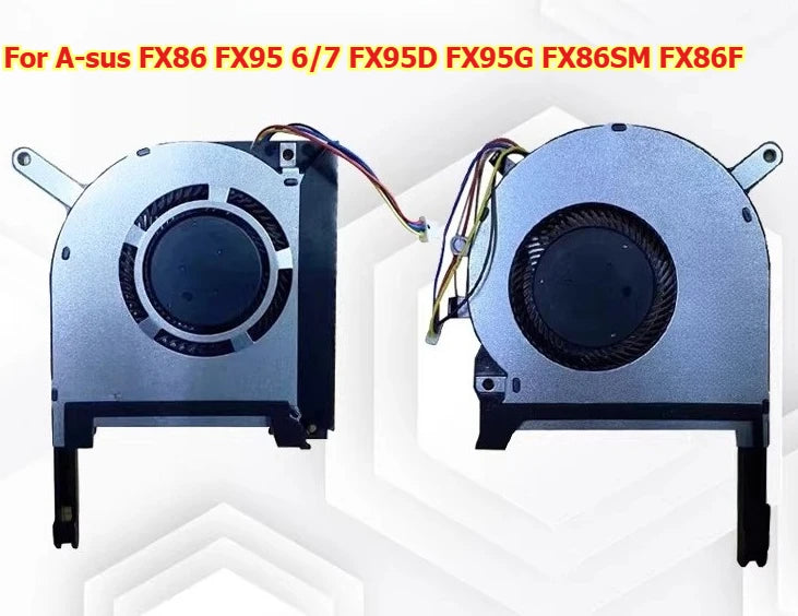 CPU GPU Coolling fan for Asus  TUF Gaming  FX86 FX95 ROG Strix 6/7 FX95D FX95G FX86SM FX86F  13NR0110P01012 Asus laptop repair parts