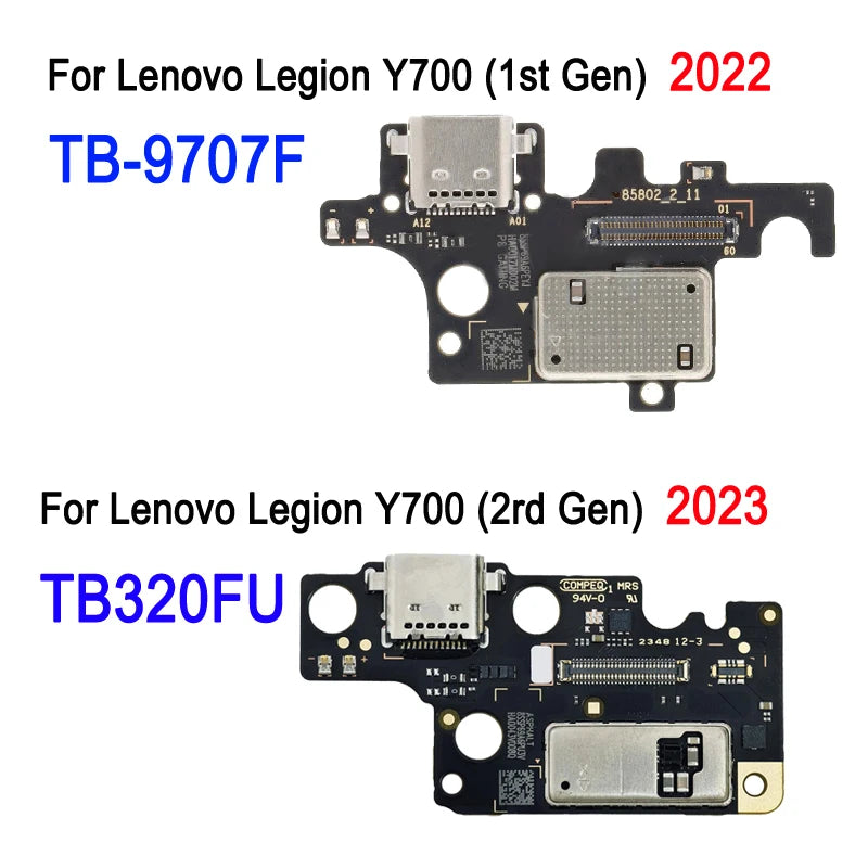 Charging Port Board For Lenovo Legion Y700 2023 (2rd Gen) TB320FU / Legion Y700 2022 (1st Gen) TB-9707F Lenovo Tablet repair parts