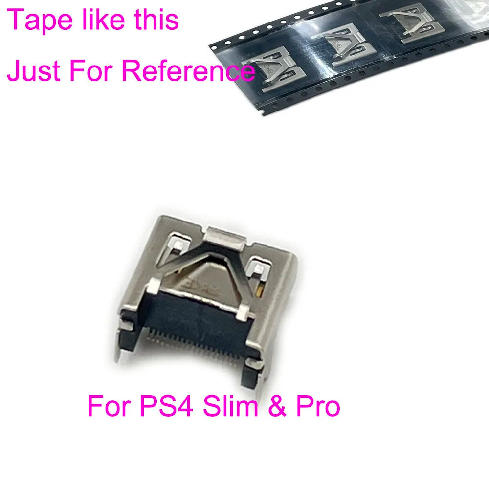 5PCS HDMI -compatible Port Socket Connector Motherboard Display Replacement  For PS4 PRO / Slim/ Fat Console Game console repair parts