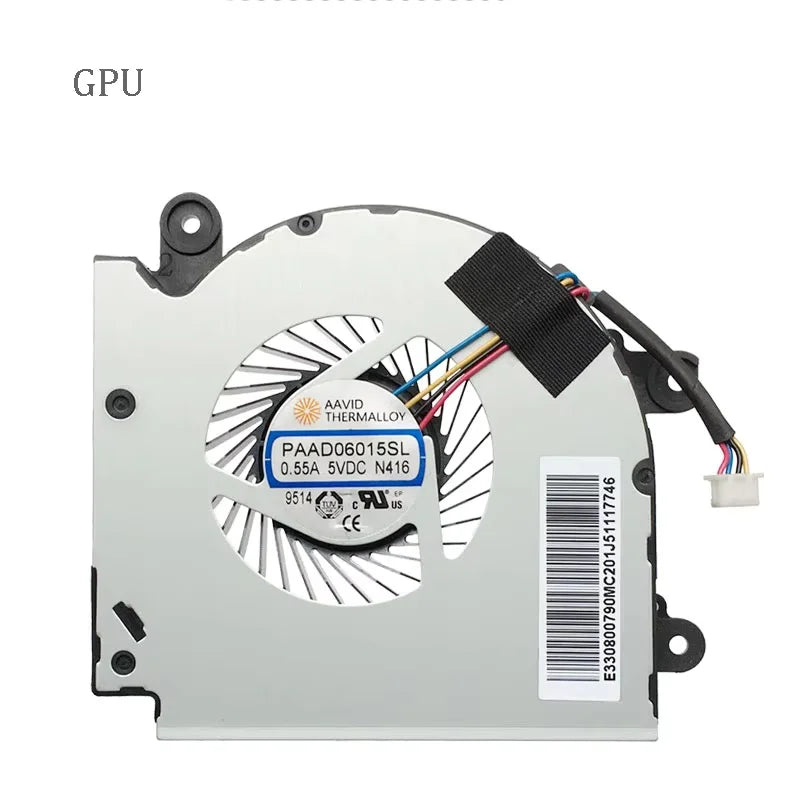 NEW Original CPU GPU Cooling Fan FOR MSI GF75 MS-17F2/F3/F4/F5 Thin 8RC 8RD 9SC 9SD MSI laptop repair parts