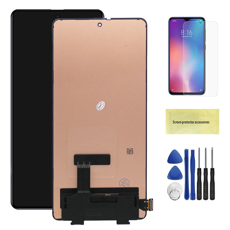 Poco F4 GT Display Screen Replacement, for Xiaomi Poco F4 GT 21121210G Lcd Display Touch Screen with Frame Digitizer Assembly Xiaomi phone repair parts