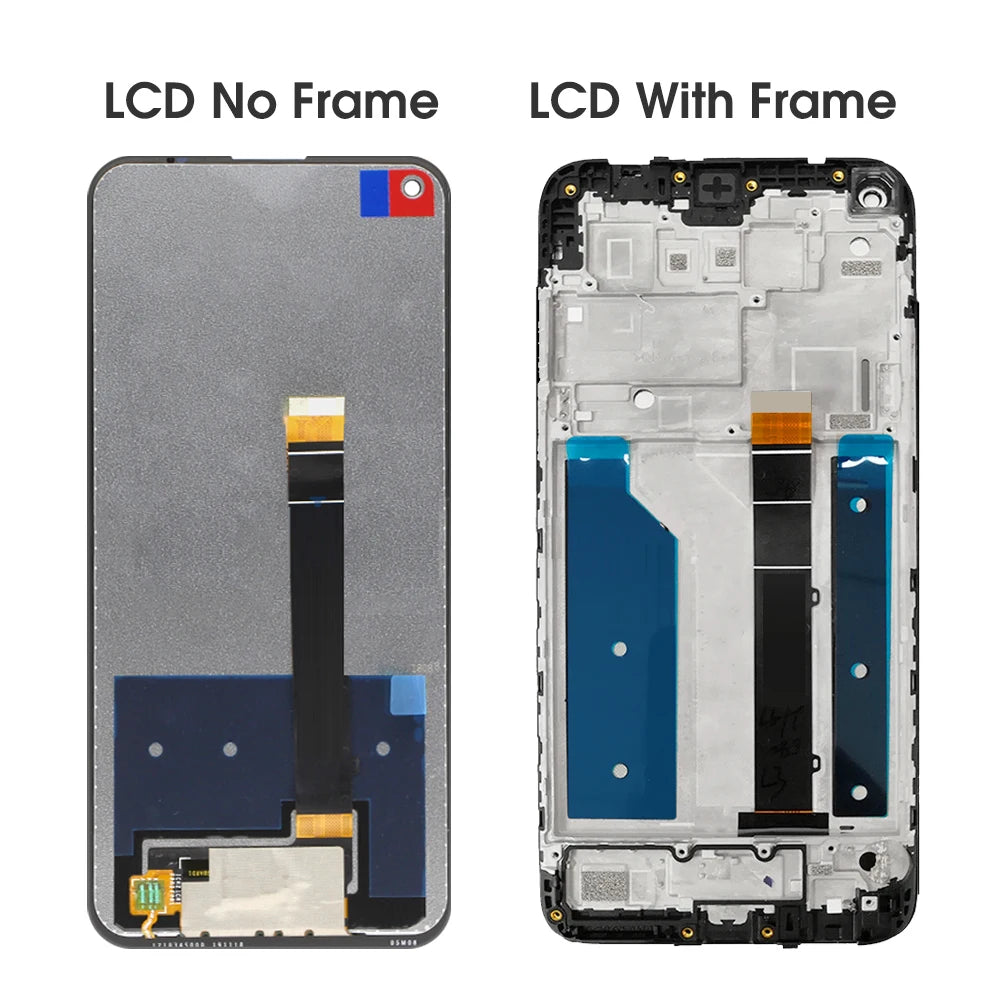 6.53'' For LG K61 LCD Touch Screen Digitizer Assembly With Frame For LG Q61 LMQ630EAW LM-Q630 Screen Display Replacement Part LG phone repair parts