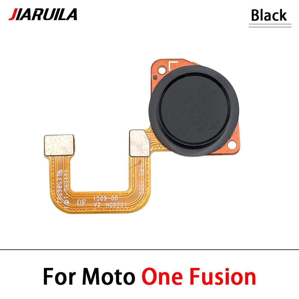10Pcs, New For Motorola Moto One Vision Action Hyper Macro Fusion Plus Home Button FingerPrint Touch ID Sensor Flex Cable Motorola phone repair parts