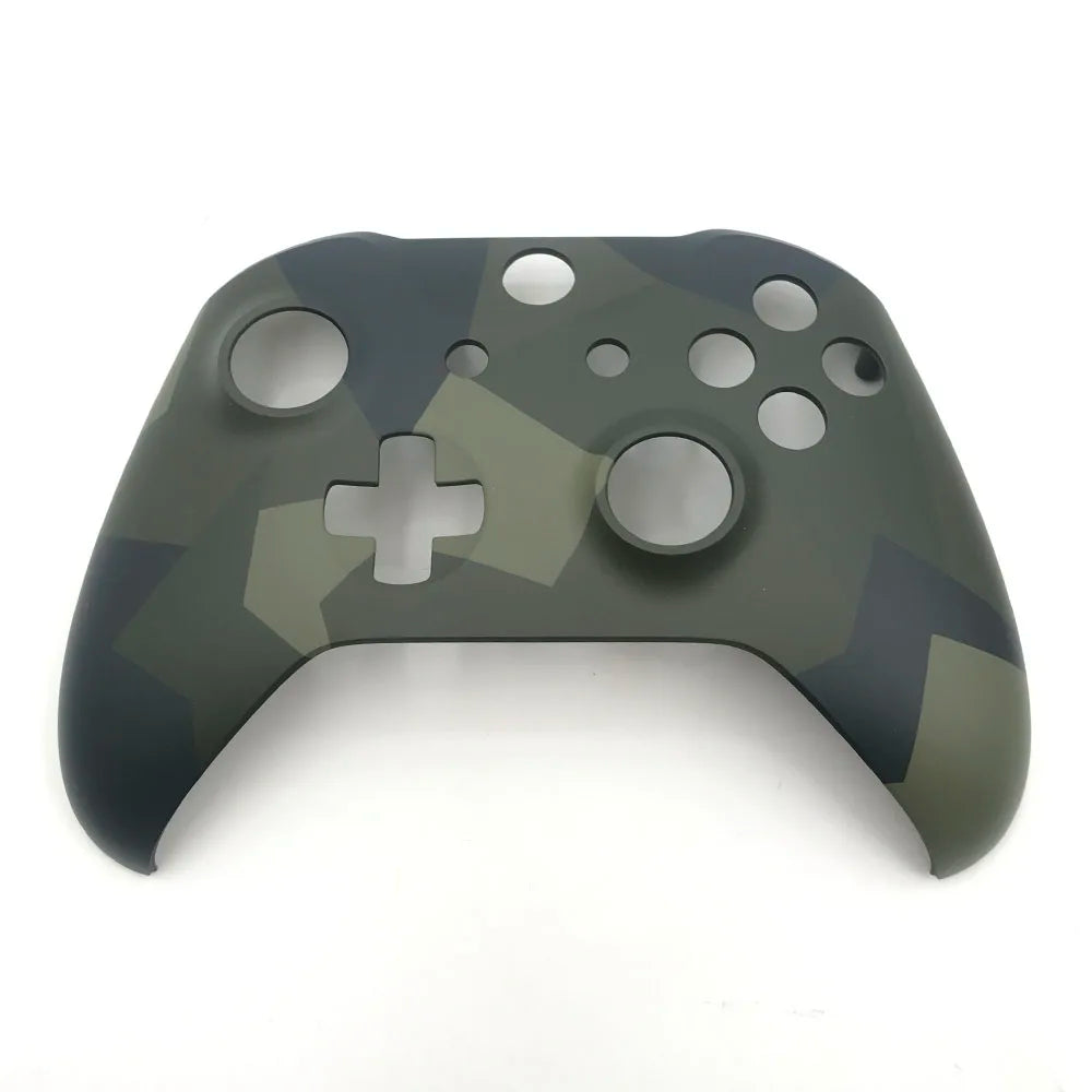 Original For Xbox One Slim ONE S Controller Faceplate Shell Front Housing Shell Camouflage Replacement Part Game console repair parts