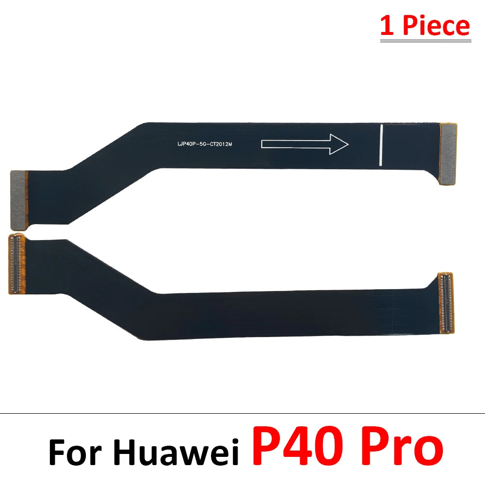 10Pcs, For Huawei P10 P20 P30 P40 P50 Lite Pro E P Smart 2018 2019 2020 Main Motherboard Flex Cable Replacement parts Huawei phone repair parts