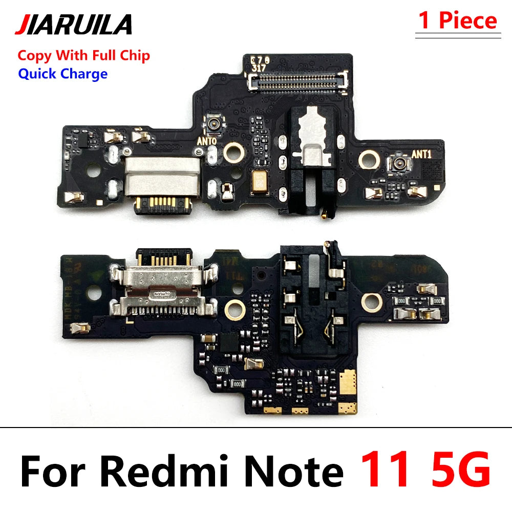 10Pcs, Charger Board Flex For Xiaomi Redmi Note 7 8 8T 9 9s 10 10s 11 12 Pro 4G 5G USB Port Connector Dock Charging Flex Cable Xiaomi  Xiao mi phone repair parts