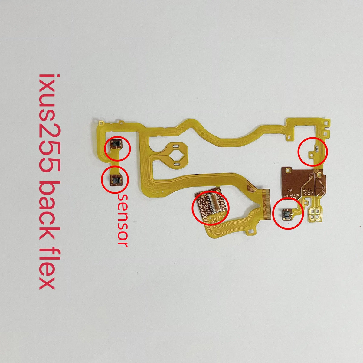 New IXUS255 Lens Back Flex Cable with Sensor for Canon IXUS255 Camera Lens Cable Repair Parts Digital Camera repair parts