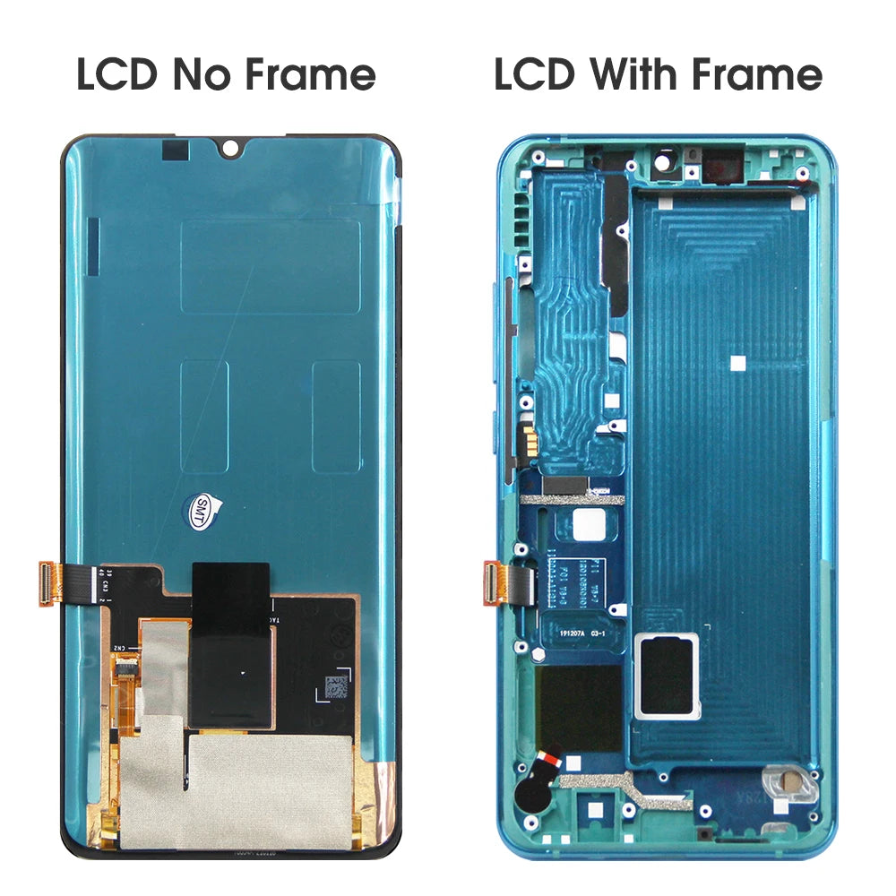 Screen for Xiaomi Mi CC9 Pro Lcd Display Touch Screen Digitizer Assembly with Frame for Xiaomi Mi Note 10 Pro / Note 10 Xiaomi phone repair parts