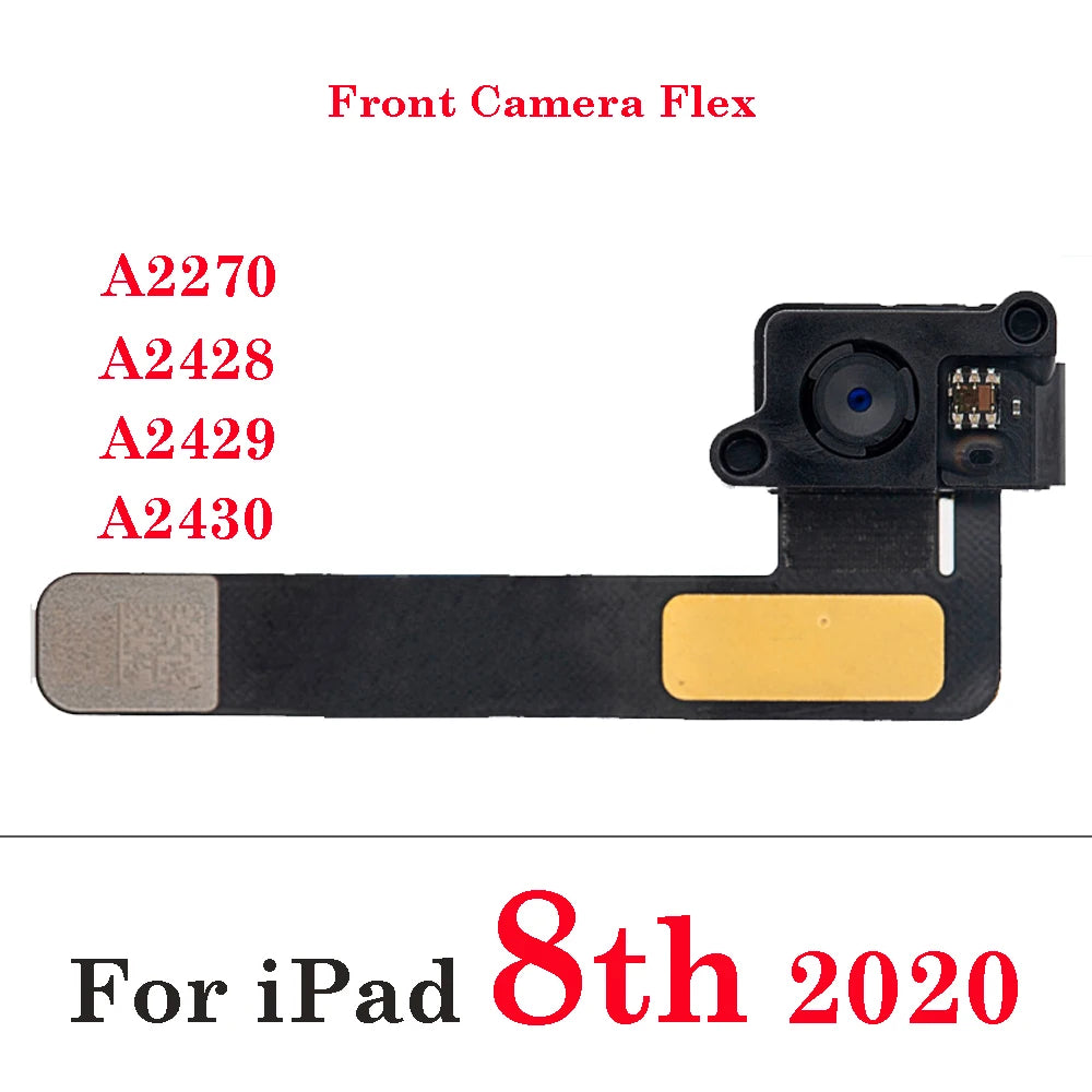 Main Small Face Front Big Rear Back Camera Flex Cable For iPad 5 6 7 8 9 A1822 A1823 A1893 A1954 A2197 A2270 A2428 A2602 A2603 iPad tablet repair parts
