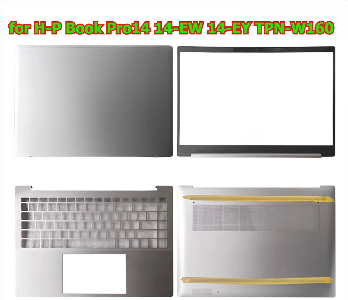 Cover case for HP Book Pro14 14-EW 14-EY TPN-W160 lcd back housing bezel frame upper topcase palmrest buttom hinge shell cover HP laptop repair parts